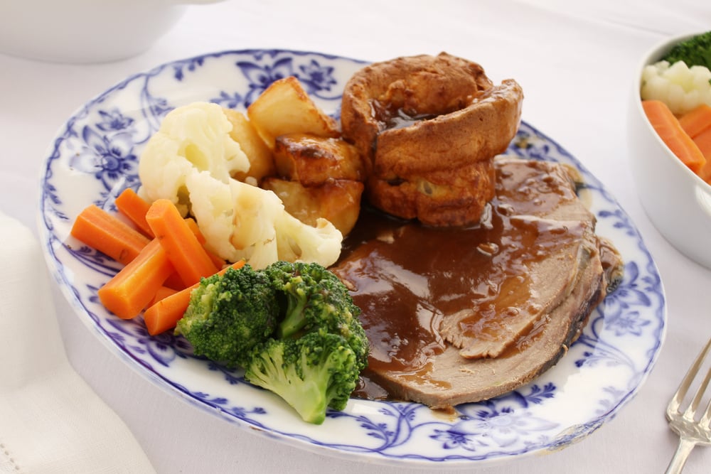 Tradional Roast Beef Dinner