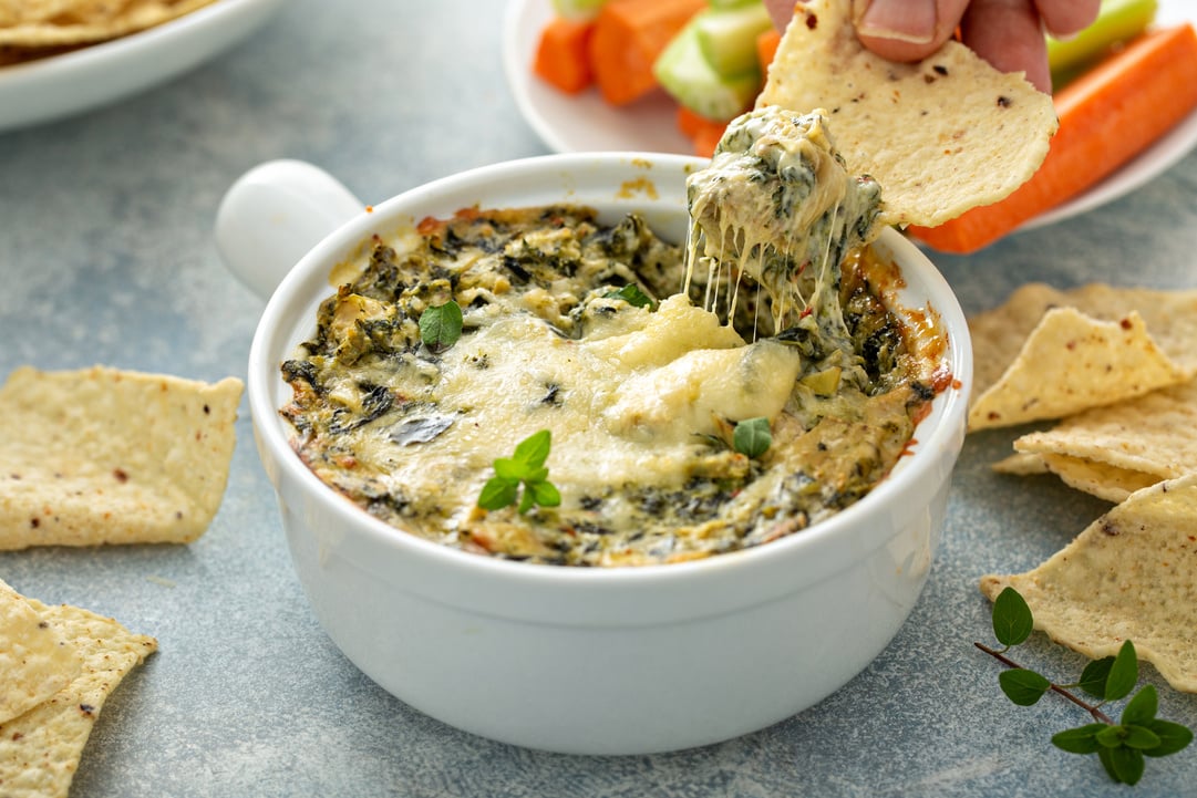 Artichoke spinach dip