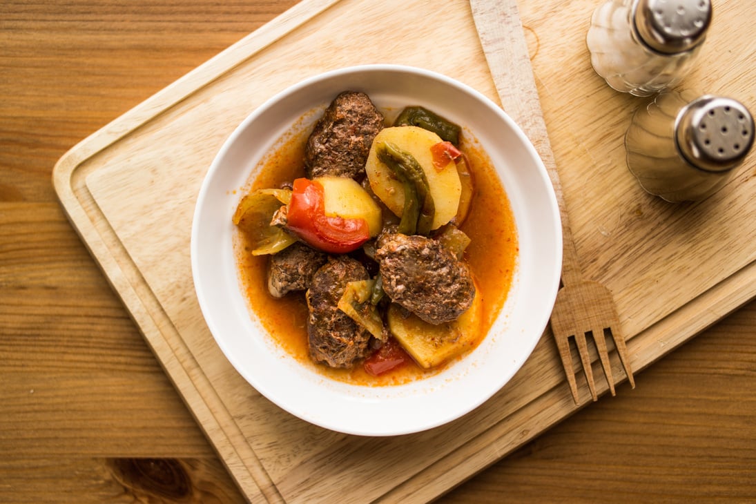 izmir kofte / Turkish traditional meatball.